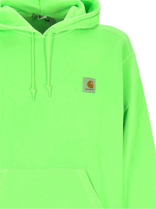 Felpa con cappuccio Industry CARHARTT WIP | I0344172M4GDLUMO GREEN GARMENT DYED